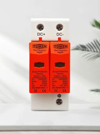TOMZN SPD DC 500V 600V 800V 1000V 20KA~40KA House Surge Protector Protective Low-voltage Arrester Device By Reliable Electric
