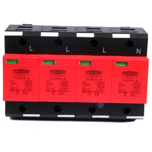 AC SPD 4P, 3P+N 100KA upto 440V, Tomzn, Surge Protector, Protective Low-voltage Arrester Device By Reliable Electric