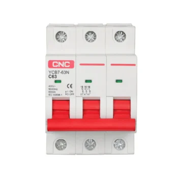 CNC 3P MCB AC Circuit Breaker YCB7-63A