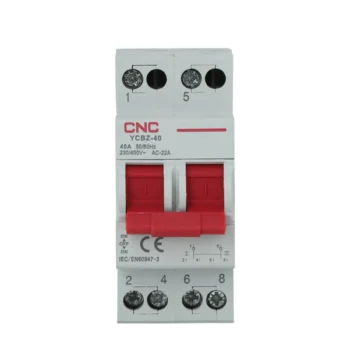 CNC 2P Change over 63A Breaker Din Rail YCBZ-63