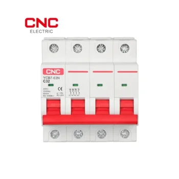 AC 4 Pole MCB 20A, 32A, 40A, 63A