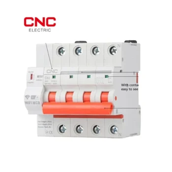WiFi Breaker 4 Pole 100A | 3-Phase Smart MCB | CNC YCB9ZF