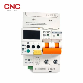 WiFi 2 Pole Smart Breaker 100A | Display