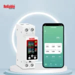 2P 63A Wifi Breaker / Protection / Energy Meter / Energy Monitor, Reliable, Single-phase Separate, Prepaid Function 63A L+N, VA, Kwh, PF, Temperature, Kw, Timer, Energy Manager, Tuya, Wifi, Relay, Digital Modern Remote Control, Work With Google Home, Tuya, Smart Life, Alexa, Wifi, Bluetooth, ZigBee, TMALL Genie, Xiaoai Classmate, IOS/Android By Reliable Electric55