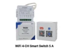 4 Channel WiFi Smart Switch 5A , Tuya Smart wifi switch, Mini Smart Switch 4 Gang, wifi Smart AC Relay Switch, Wireless Modern Remote Control, Work With Google Home, Tuya, Smart Life, Alexa, Wifi, Bluetooth, ZigBee, TMALL Genie, Xiaoai Classmate, IOS/Android 100-240VAC By Reliable Electric