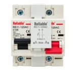 1P+1P MTS Special Interlocking 125A Reliable, Dual Power Manual Transfer switch, 1P 125A AC Change Over Breaker Type, Isolating Switch, By Reliable Electric
